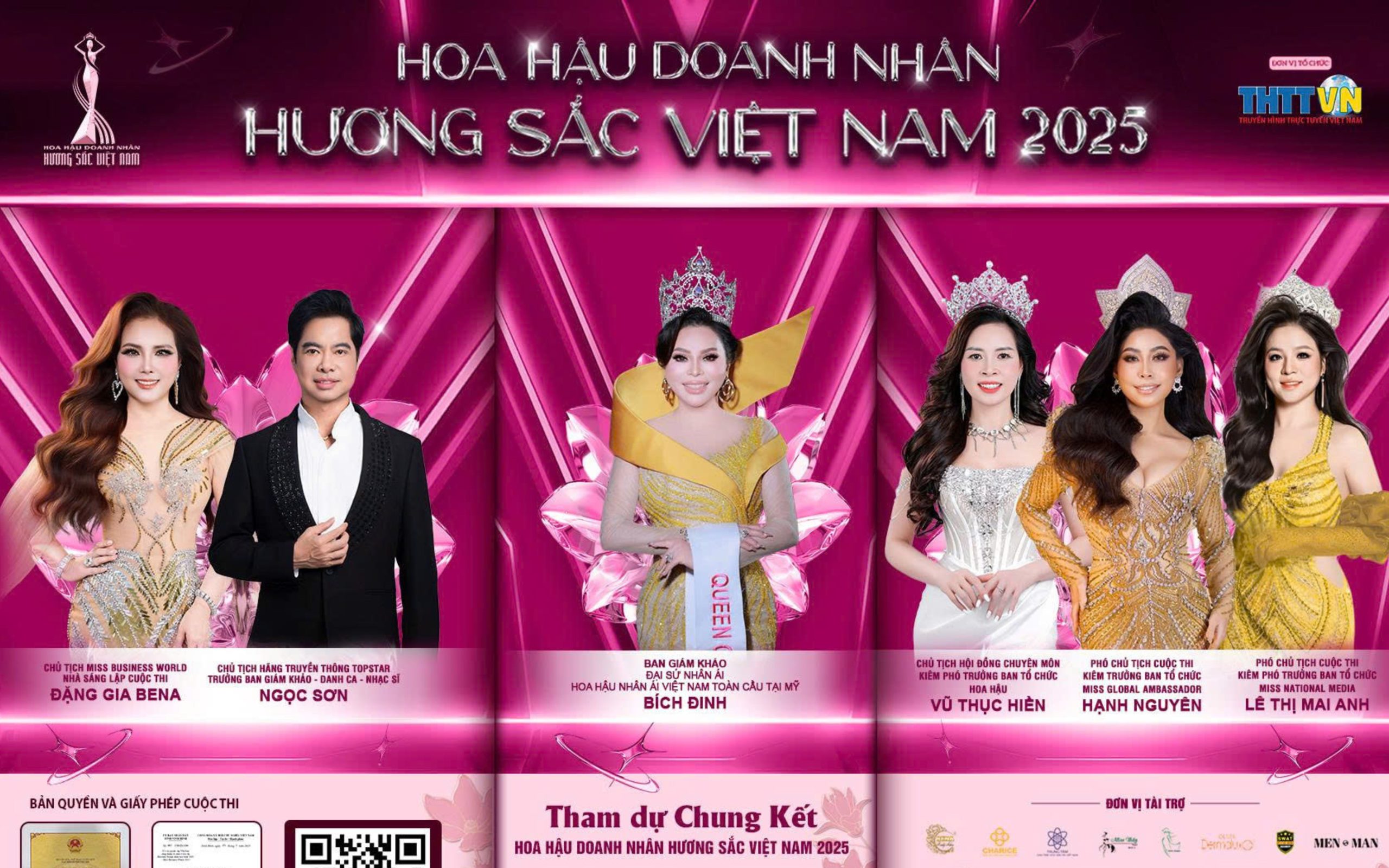 Đại sứ Nhân ái Bích Đinh trở thành thành viên Ban Giám khảo quyền lực của Hoa hậu Doanh nhân Hương sắc Việt Nam 2025